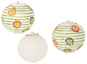 Papierlampion 11 cm, 6er Set